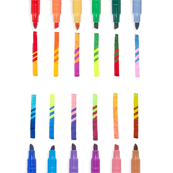 Ooly Switch-eroo! Color Changing Markers -- Set of 12