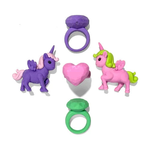 Ooly Unicorn Wishes: Scented Erasers - Set of 5