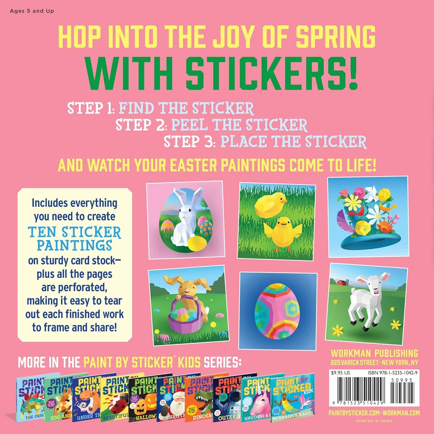 Paint by Sticker Kids: Easter
