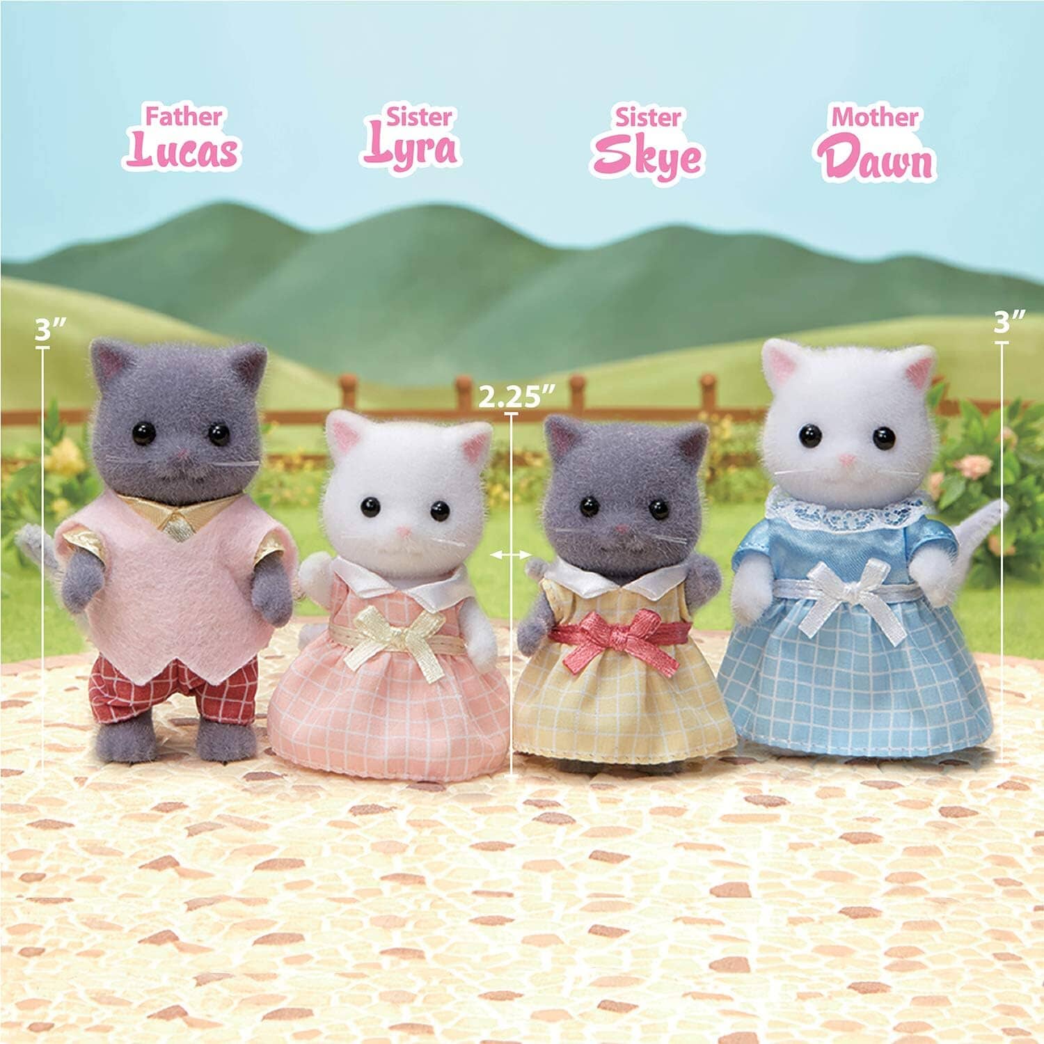 Persian Cat Family by Calico Critters
