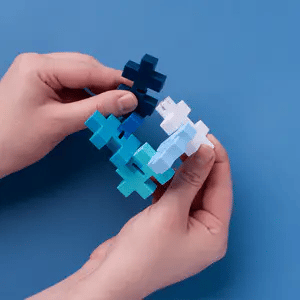 Plus-Plus Hexel Waterfall
