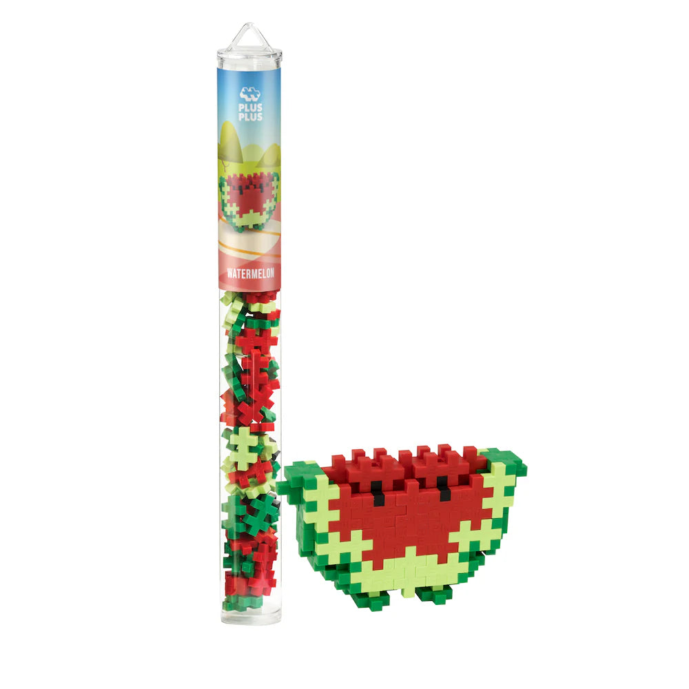 Plus-Plus Mini Maker Tube -- Watermelon