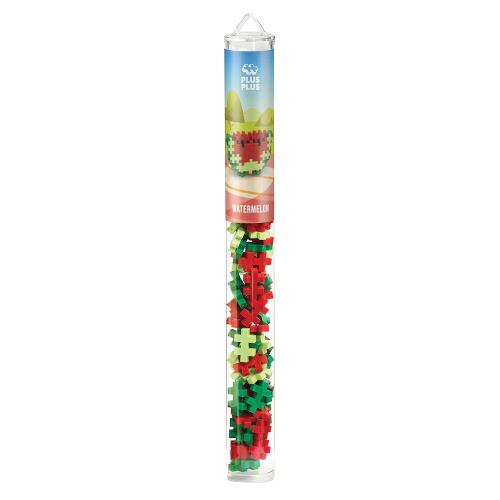 Plus-Plus Mini Maker Tube -- Watermelon