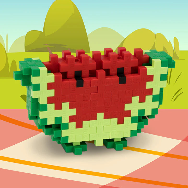 Plus-Plus Mini Maker Tube -- Watermelon