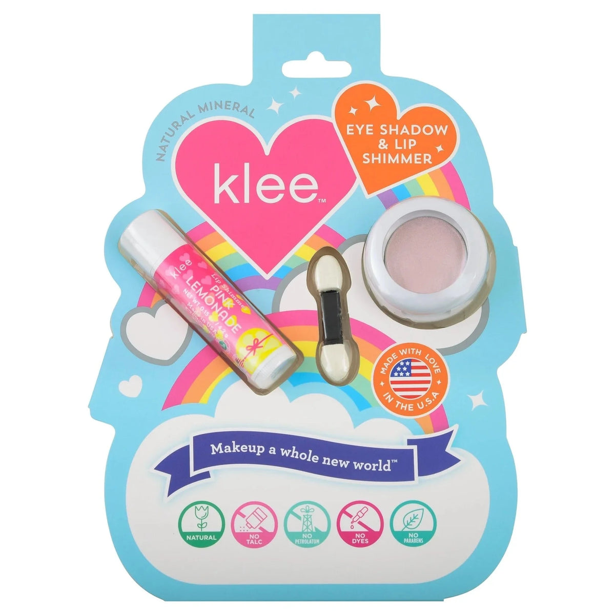 Primrose Shimmer - Mineral Eye Shadow & Lip Shimmer Duo by Klee Kids