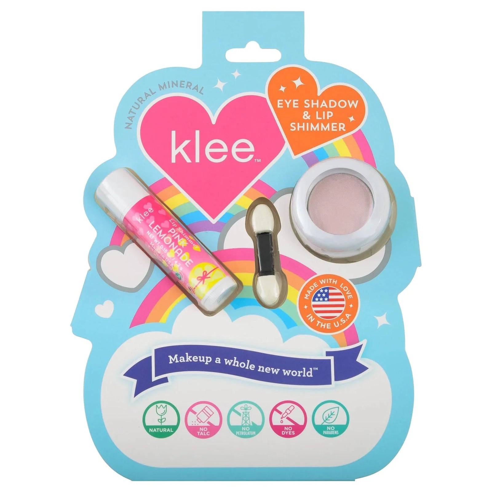 Primrose Shimmer - Mineral Eye Shadow & Lip Shimmer Duo by Klee Kids