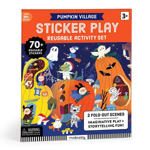 Pumpkin Village Sticker Play
