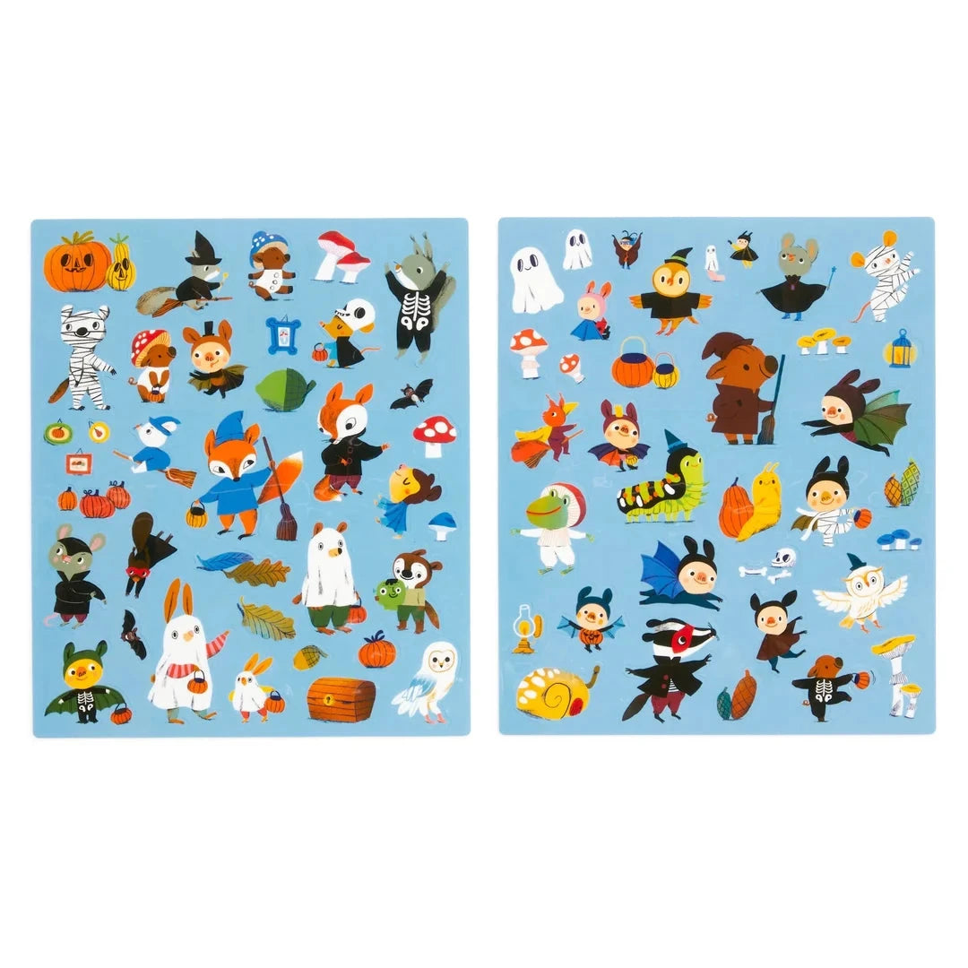 Pumpkin Village Sticker Play