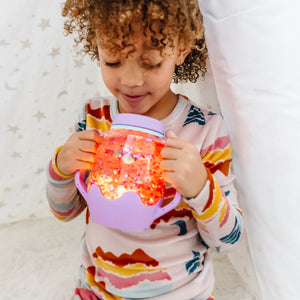 Glo Pals- Stardust Purple Sensory Play Jar