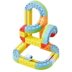 Rail Cube Magnetic Monorail Starter Block Set