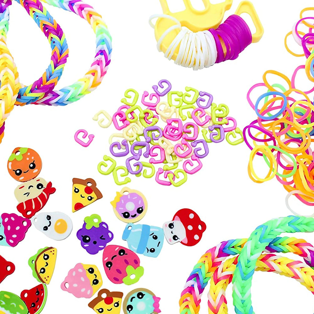 Rainbow Loom Loomie Pals® Charm Bracelet Kit -- Food