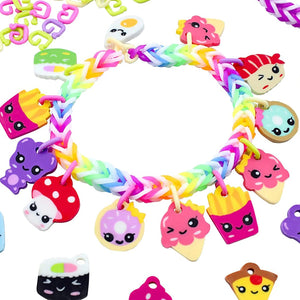 Rainbow Loom Loomie Pals® Charm Bracelet Kit -- Food