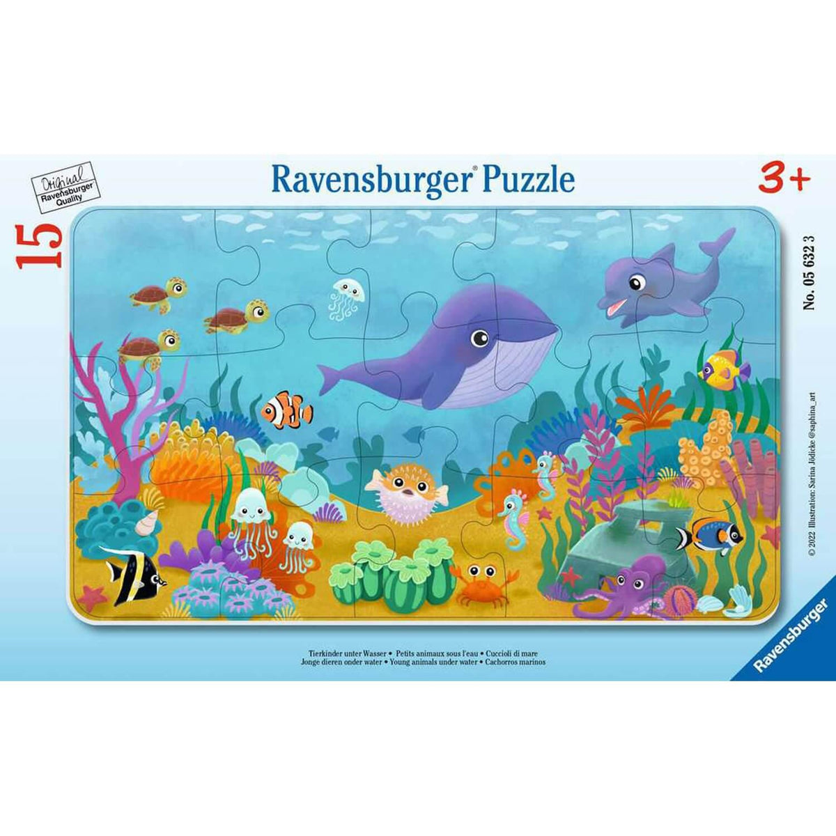Ravensburger 056323 Sealife 15 piece puzzle