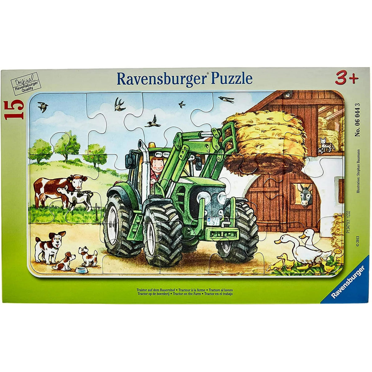 Ravensburger 060443  Tractor Puzzle 15 piece puzzle