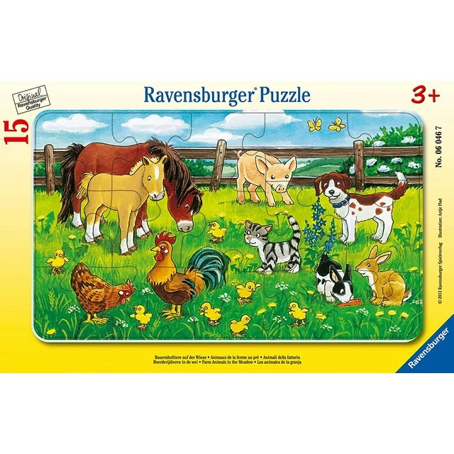 Ravensburger 060467 Animals in the Meadow 15 Piece Puzzle
