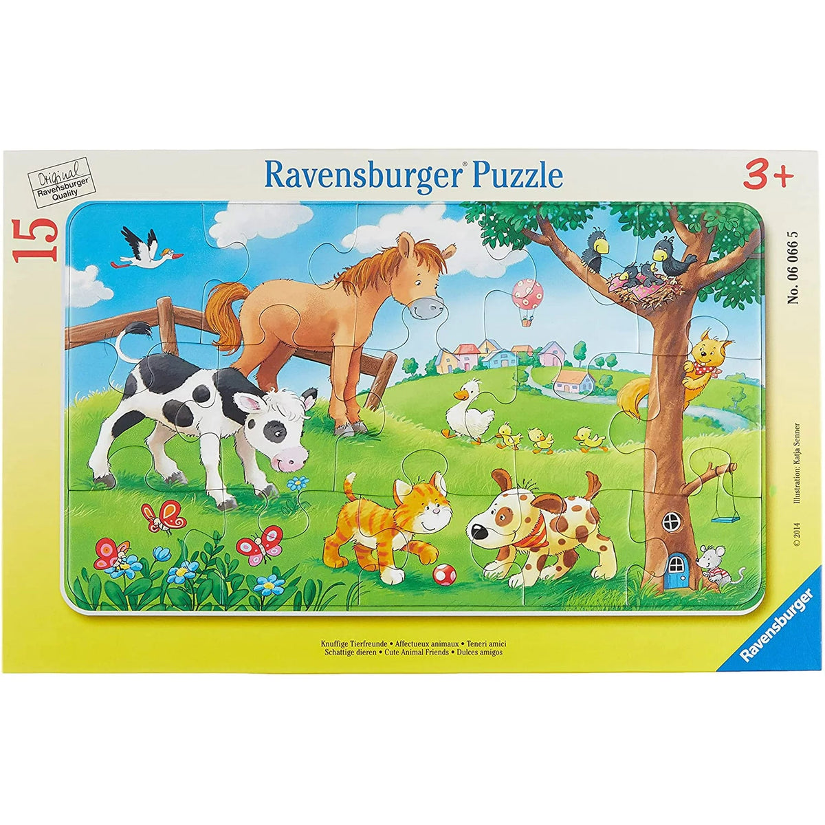 Ravensburger 060665 Cuddly Friends 15 piece puzzle