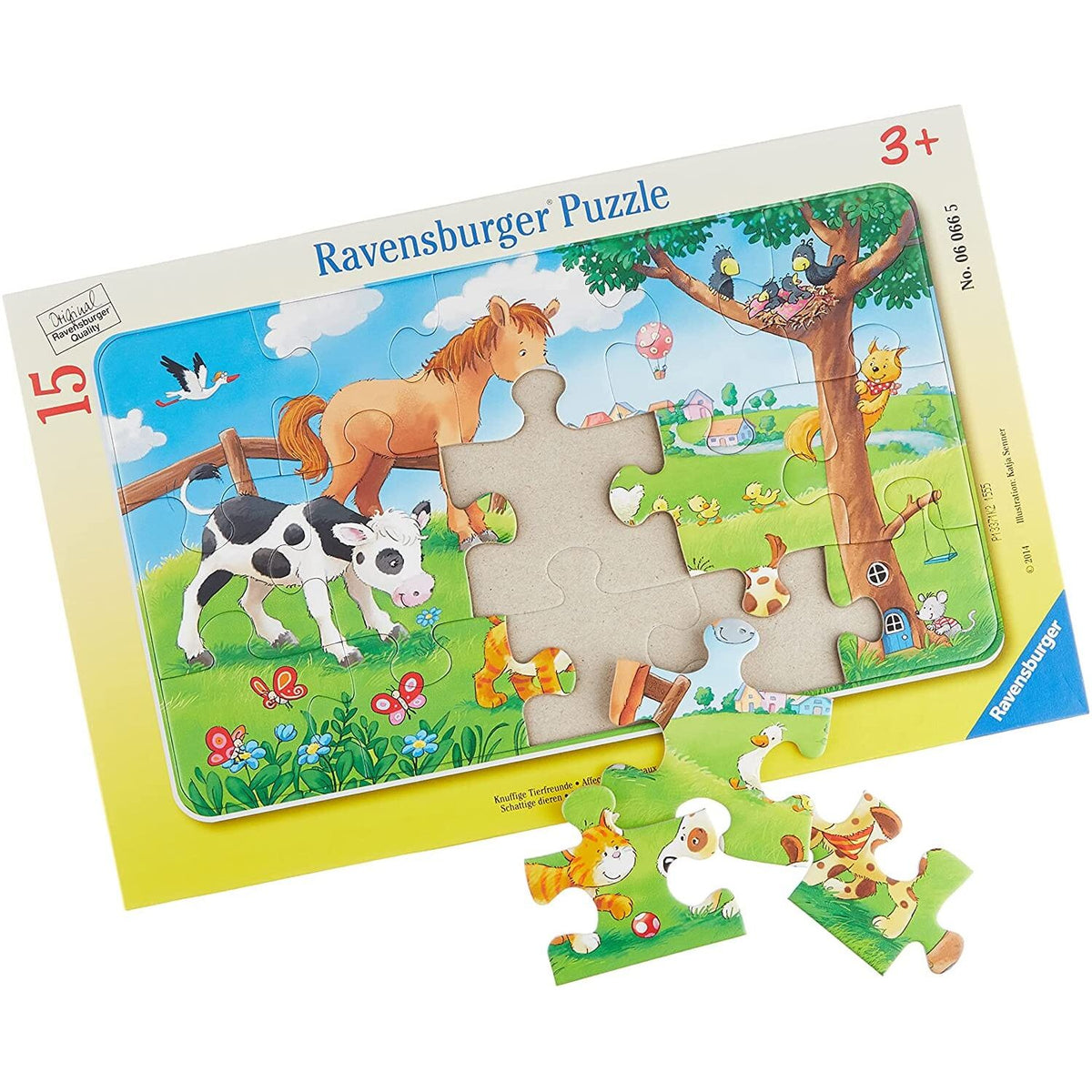 Ravensburger 060665 Cuddly Friends 15 piece puzzle