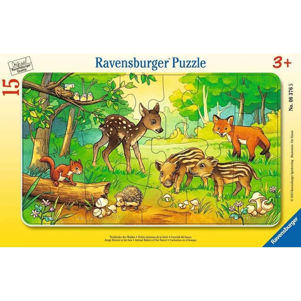 Ravensburger 063765 Baby Animals in the Forest 15 piece puzzle
