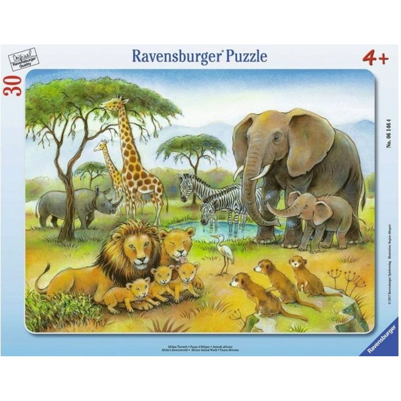 Ravensburger Africa's Wildlife, 30 Piece Puzzle