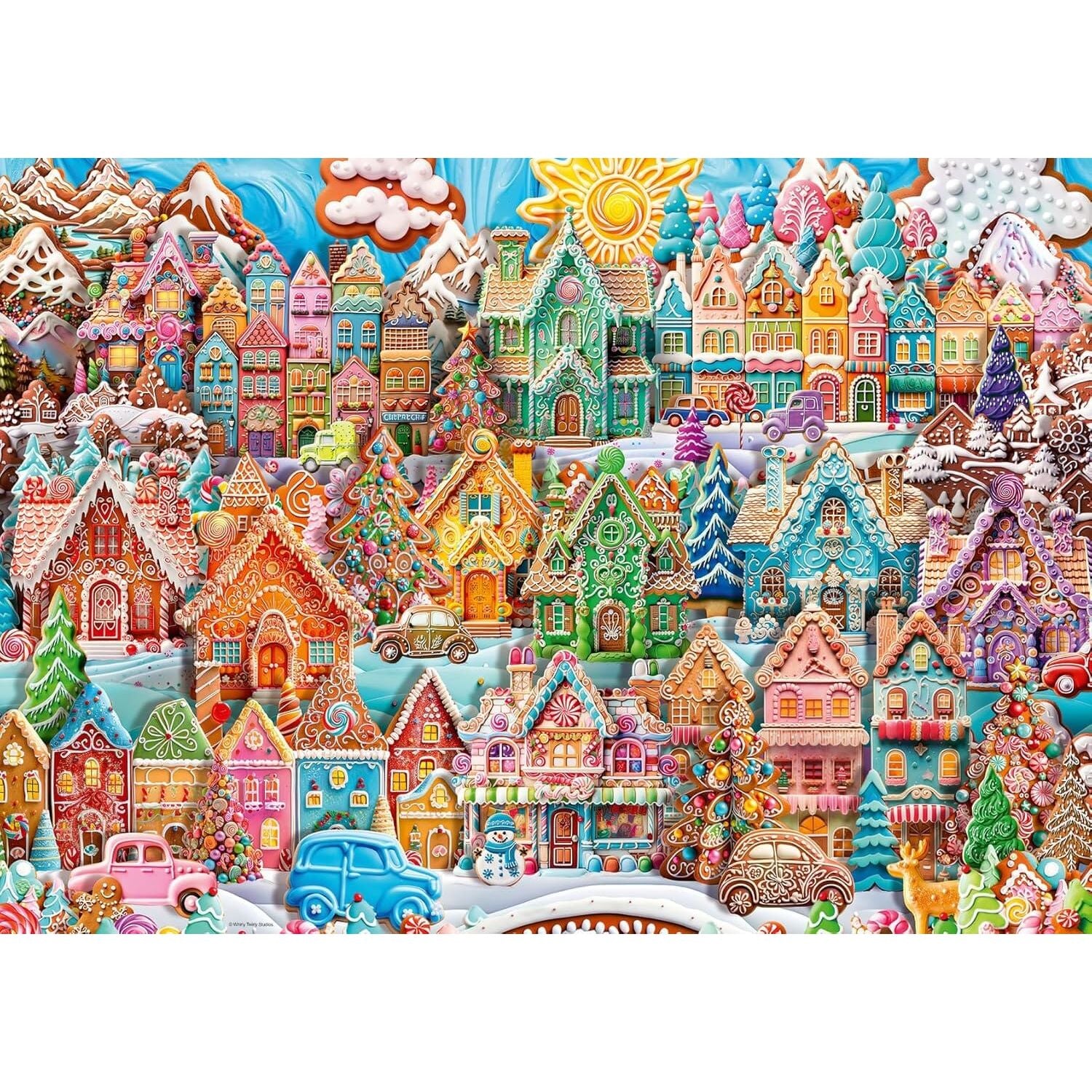Ravensburger Christmas Cookie Village 1000 Piece Puzzle