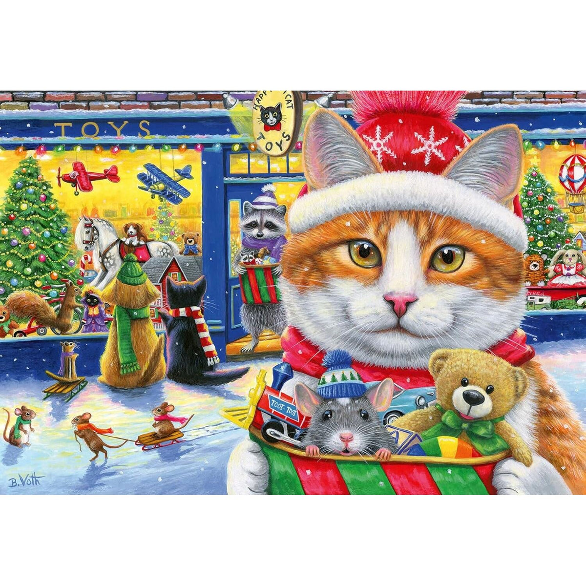 Ravensburger Christmas Kitties 2 x 24 Piece Puzzles