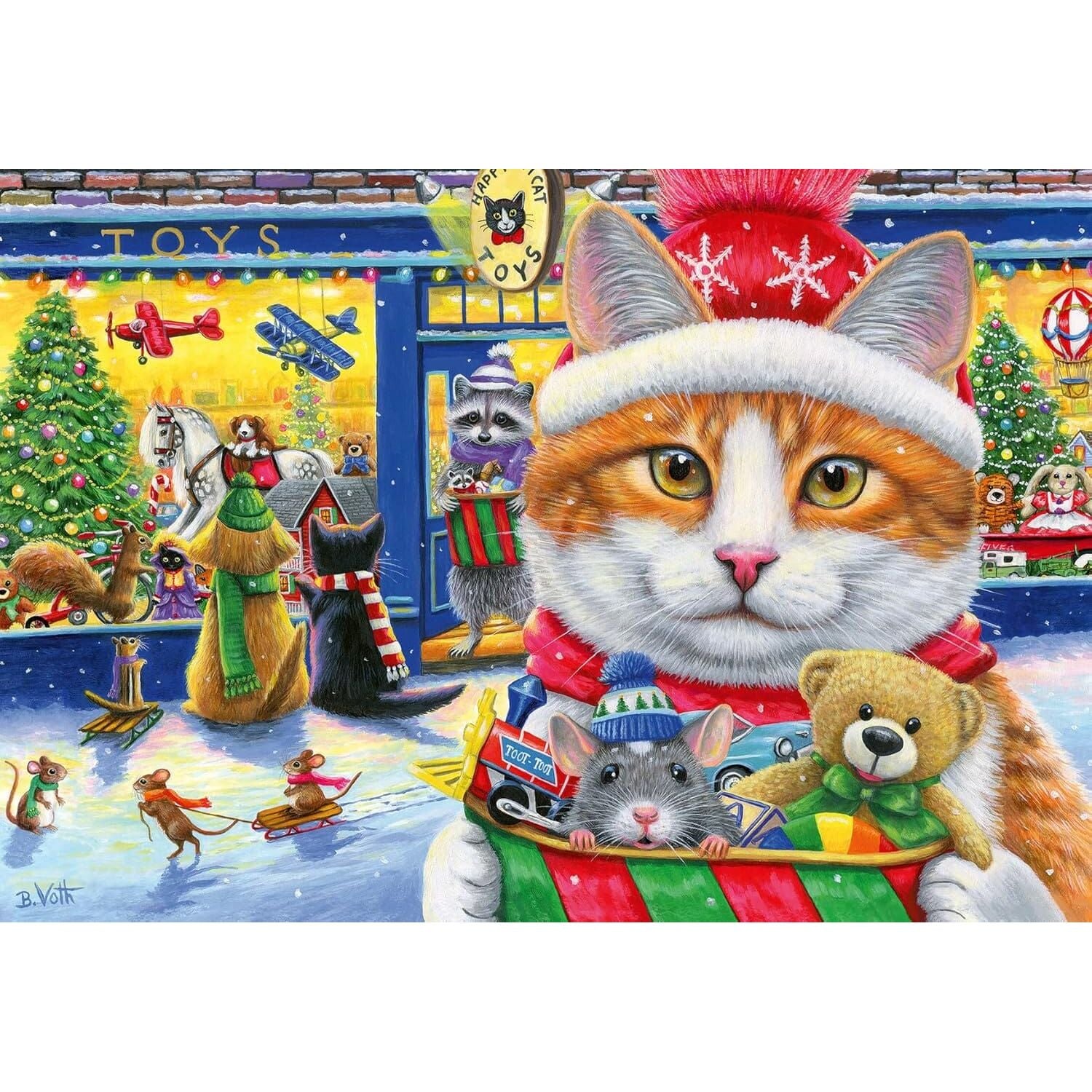Ravensburger Christmas Kitties 2 x 24 Piece Puzzles