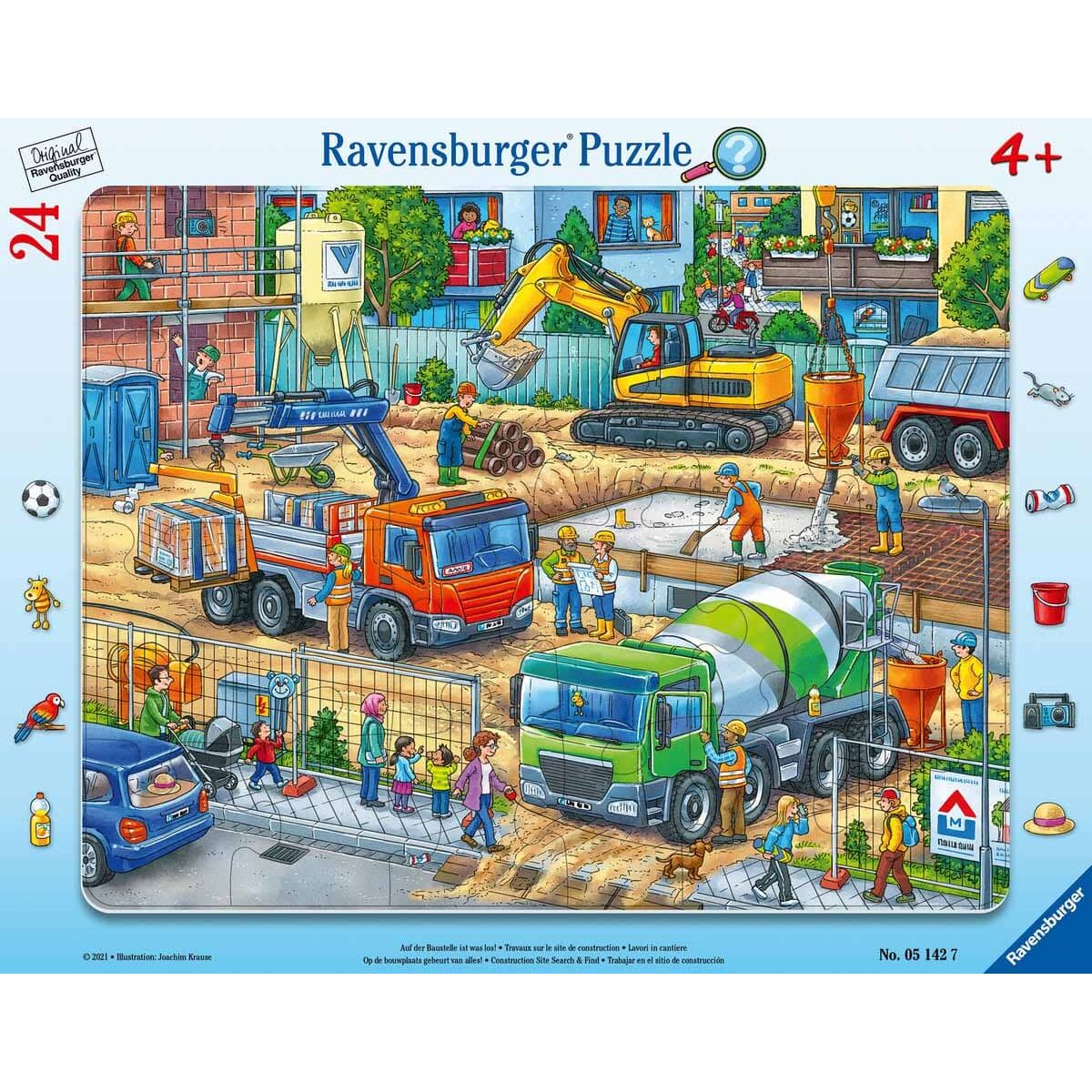 Ravensburger Construction Site, 24 Piece Puzzle