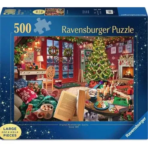 Ravensburger Cozy Christmas Retreat 500 Piece Puzzle