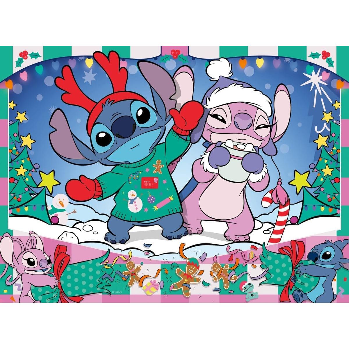 Ravensburger Disney Stitch Christmas 100 Piece XXL Puzzle
