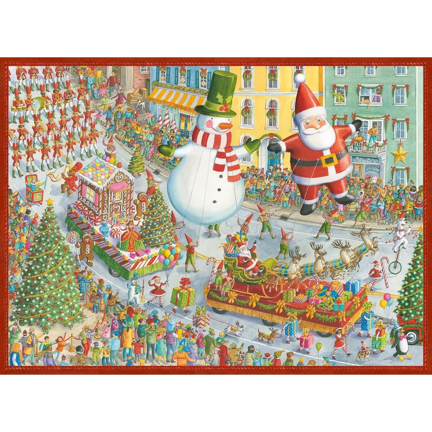 Ravensburger Here Comes Christmas! 500 Piece Puzzle