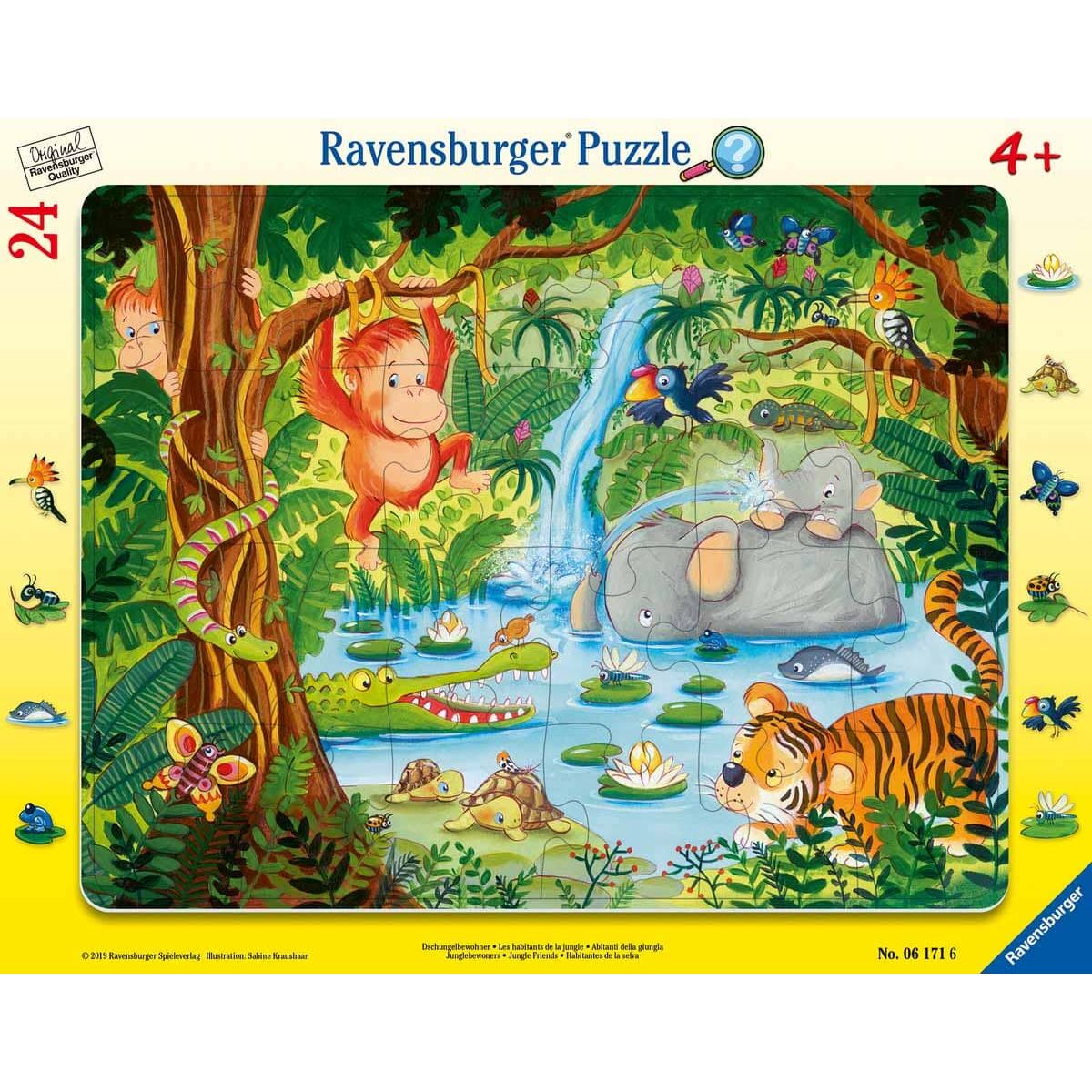 Ravensburger Jungle Friends, 24 Piece Puzzle