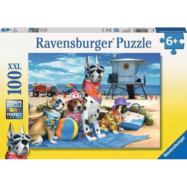 Ravensburger No Dogs on the Beach, 100 XL Piece Puzzle