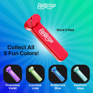 ZipString® The Orignal- Rock'it Red