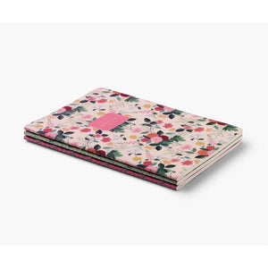 Rifle Paper Co Assorted Set of 3 Dahlia Notebooks