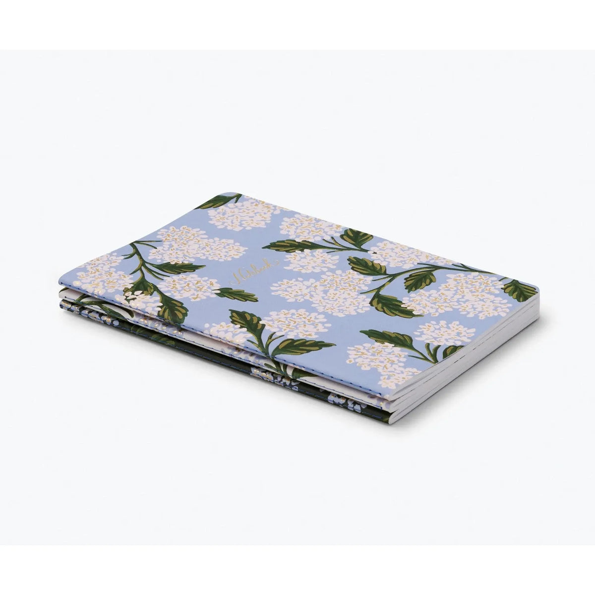 Rifle Paper  Co Assorted Set of 3 Hydrangea Notebooks