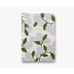 Rifle Paper  Co Assorted Set of 3 Hydrangea Notebooks