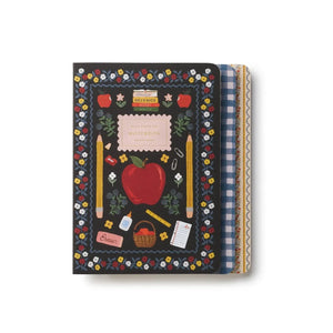 Rifle Paper Co Assorted Set of 3 Schoolhouse Notebooks