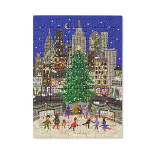Rifle Paper Co Holiday on Ice Mini Puzzle