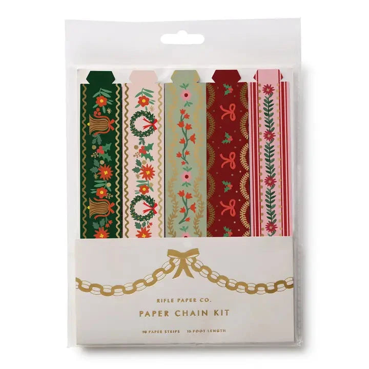 Rifle Paper Co Holly Jolly Paper Chain Kit