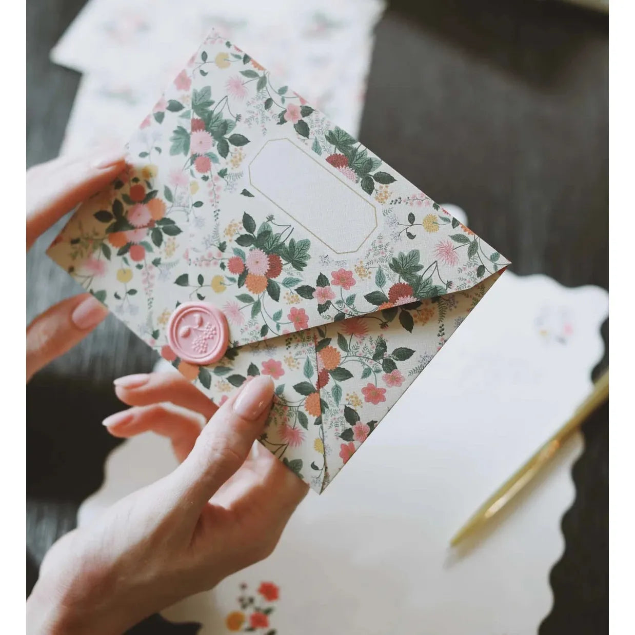 Rifle Paper Co Hydrangea Journal with Pen