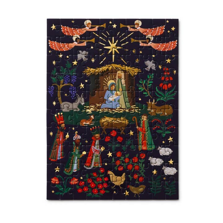 Rifle Paper Co Nativity Mini Jigsaw Puzzle