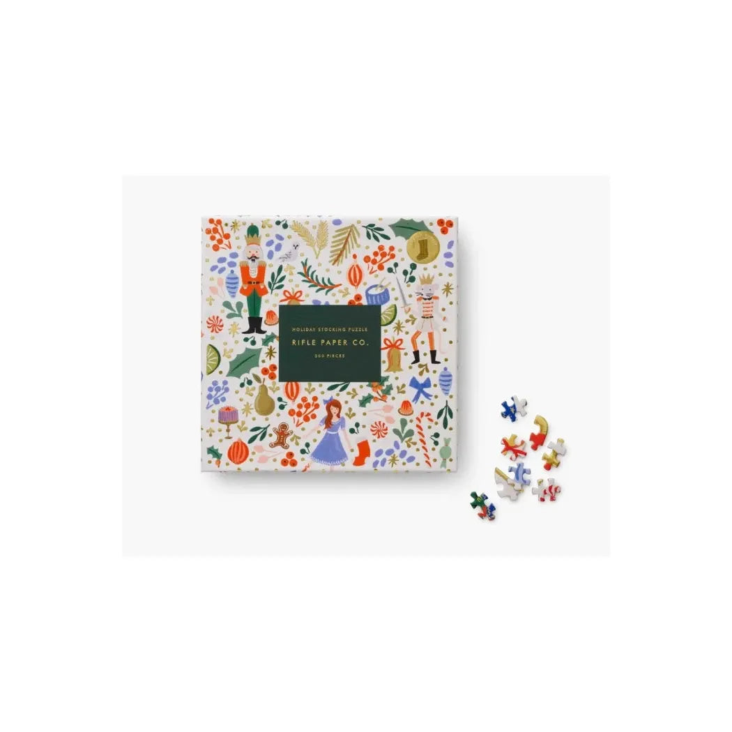 Rifle Paper Co Holiday Stocking Puzzle