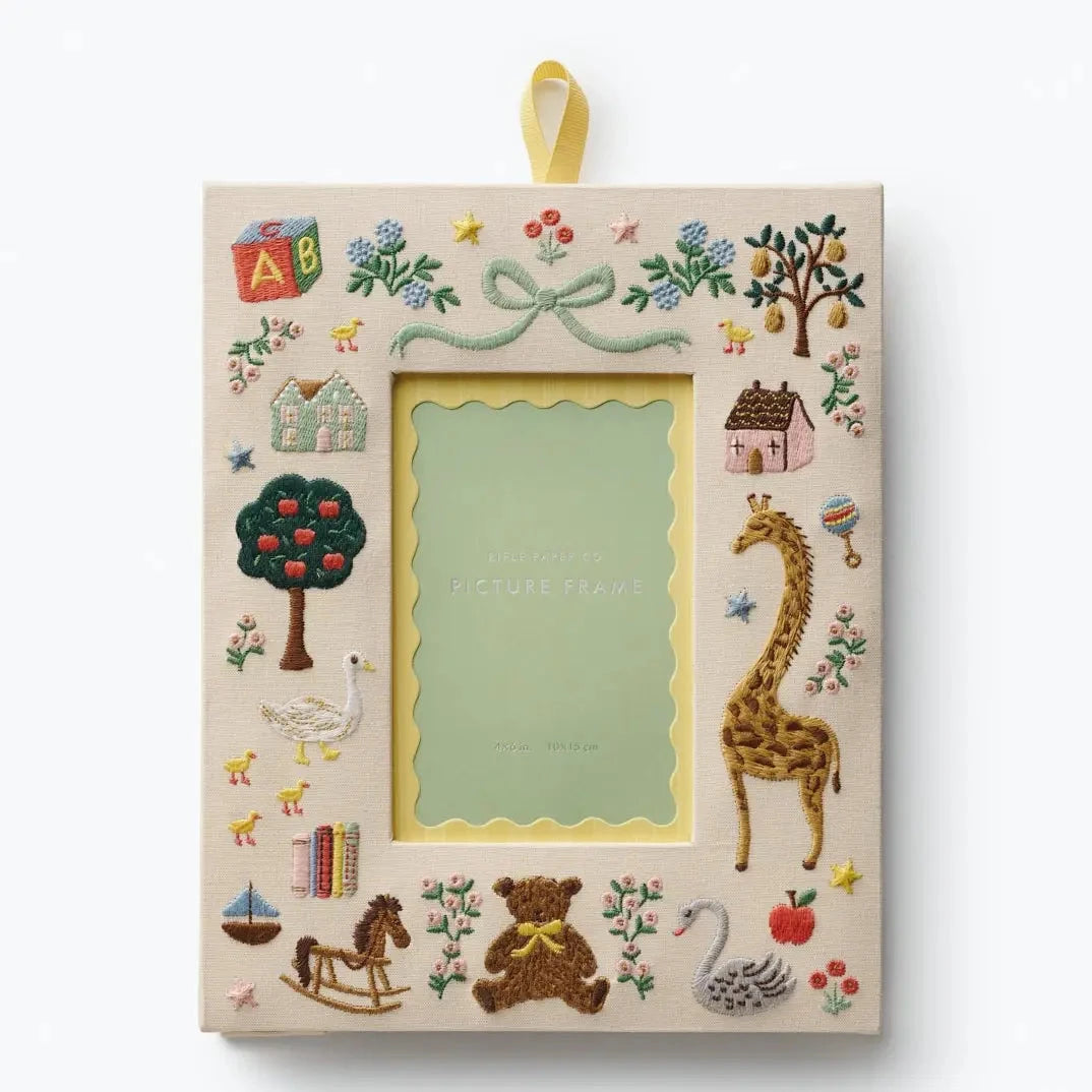 Rifle Paper Co Storybook Embroidered Picture Frame
