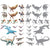 Roaring, Rumbling Tattoo Dinosaurs: 50 Temporary Tattoos That Teach