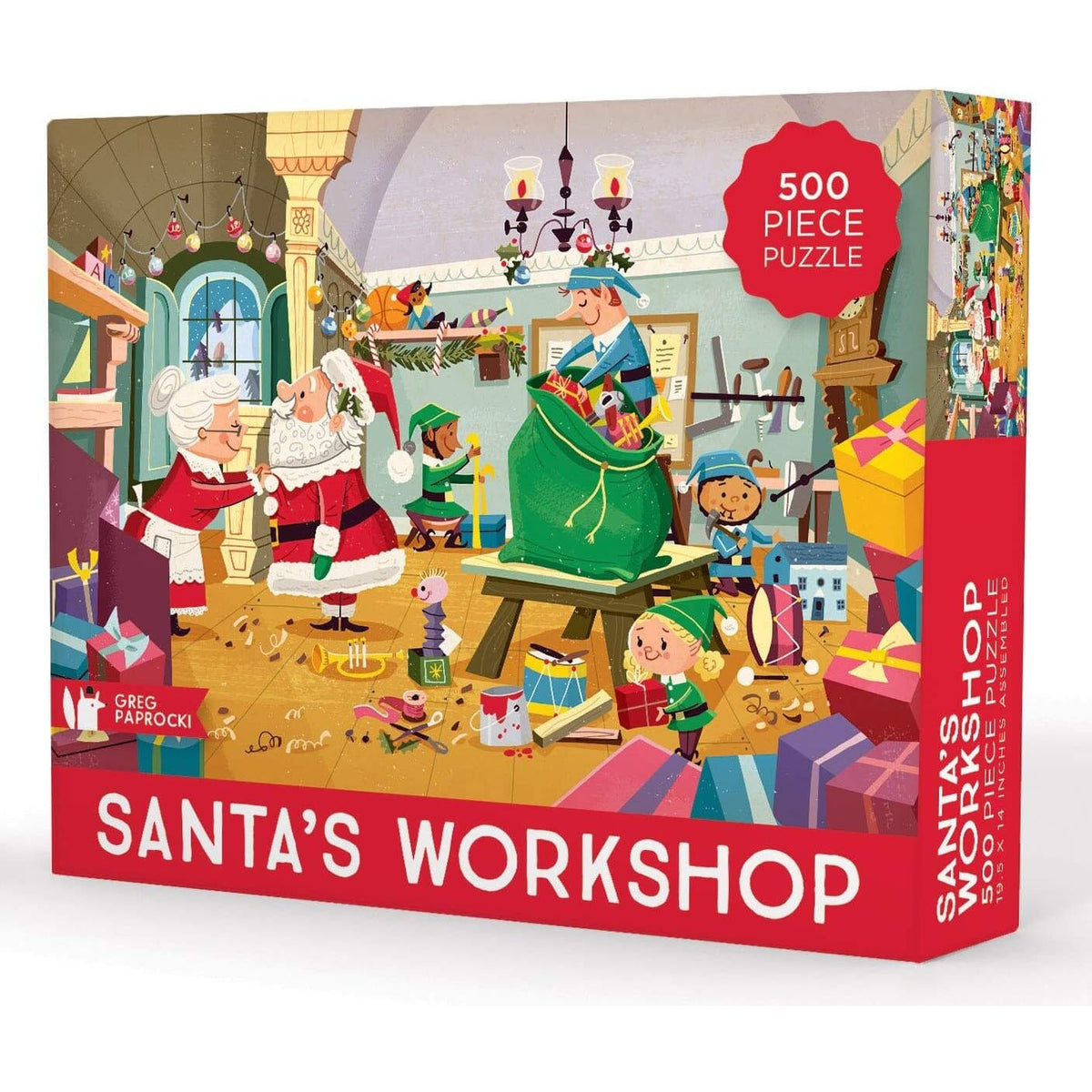 Santa's Workshop 500 Piece Puzzle