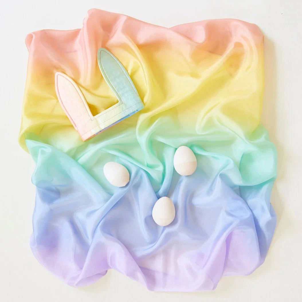 Sarah's Silks Soft Rainbow Bunny Ears