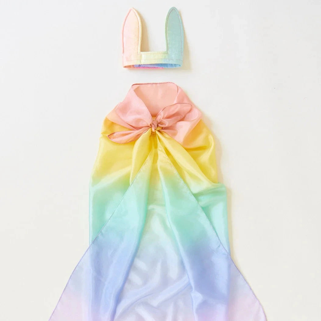 Sarah's Silks Soft Rainbow Bunny Ears