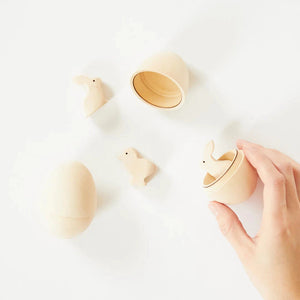 Sarah's Silks Wooden Easter Egg