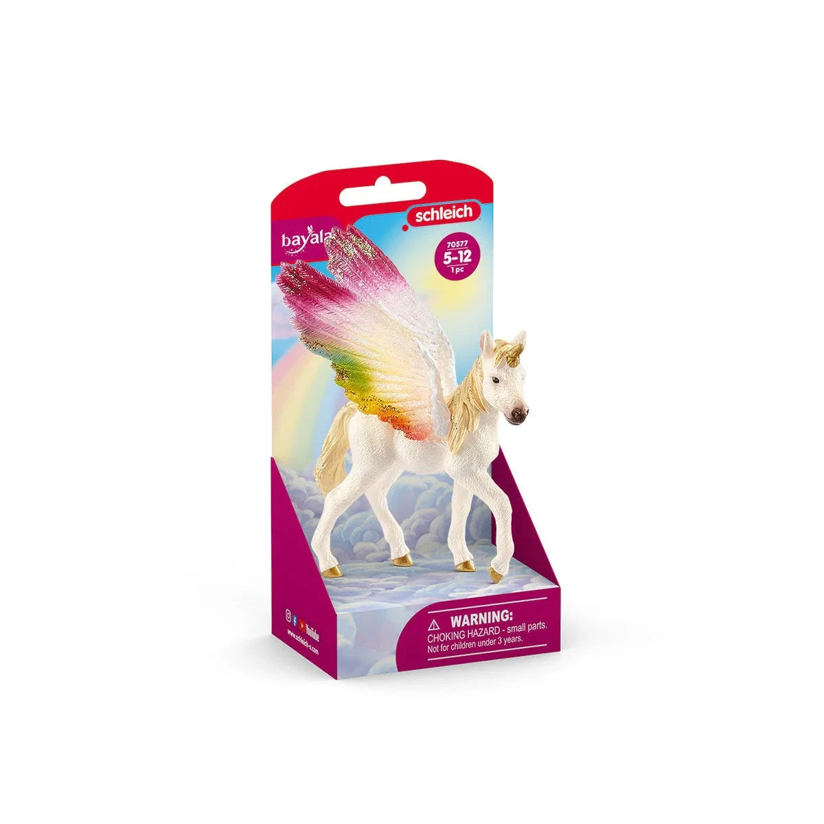 Schleich® 70577, Winged Rainbow Unicorn Foal