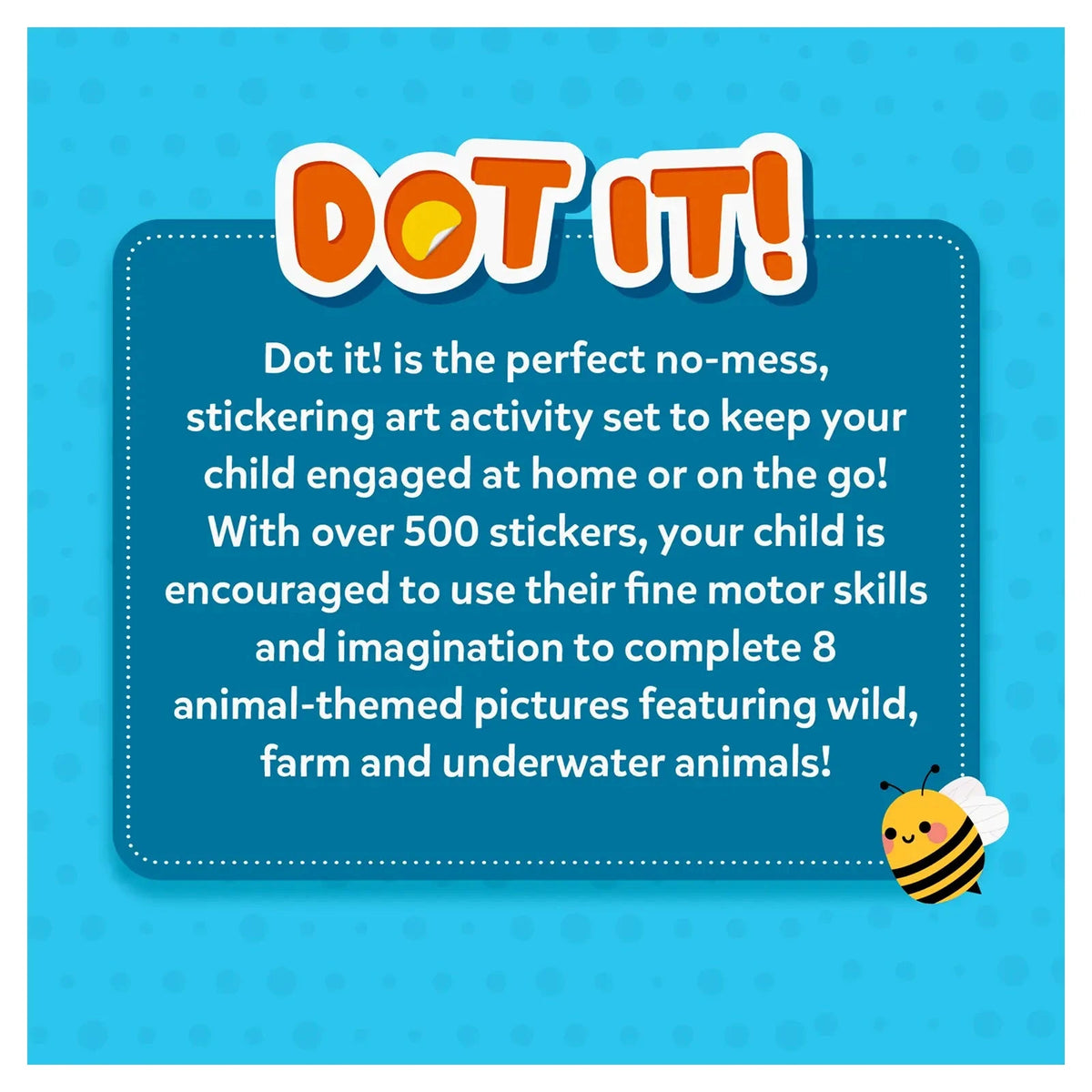 Skillmatics Dot It! Wild, Farm & Underwater Animals